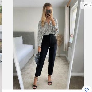 Zara Navy Blue Trousers